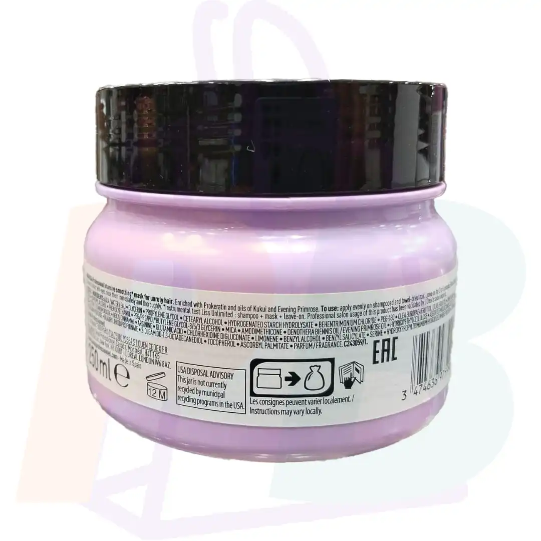 pura bazaar sub milain ga cosmetics L’Oréal loreal liss unlimited professional mask original back