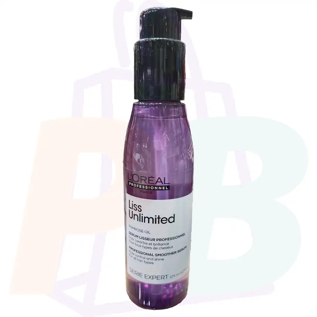 pura bazaar sub milain ga cosmetics L’Oréal loreal liss unlimited professional smoother serum front