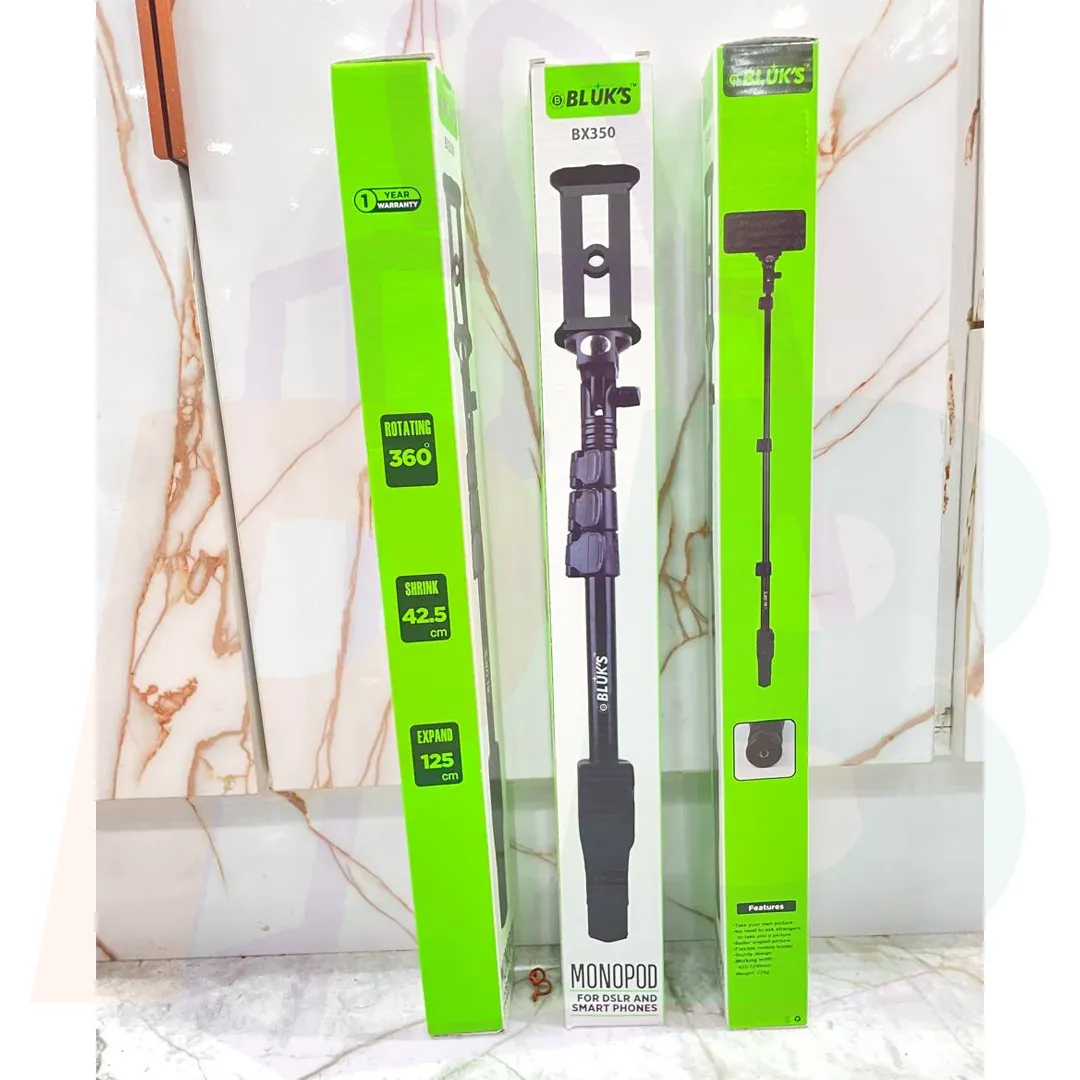 pura bazaar sub milain ga pc mobile Studio accessories BLUK'S BX-350 Extra Long Stick