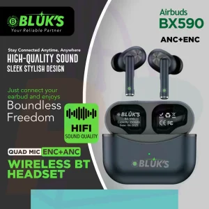 pura bazaar sub milain ga pc mobile Studio accessories BLUK'S BX-590 Wireless Earbuds