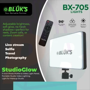 pura bazaar sub milain ga pc mobile Studio accessories BLUK'S BX-705 StudioGlow Portable Light