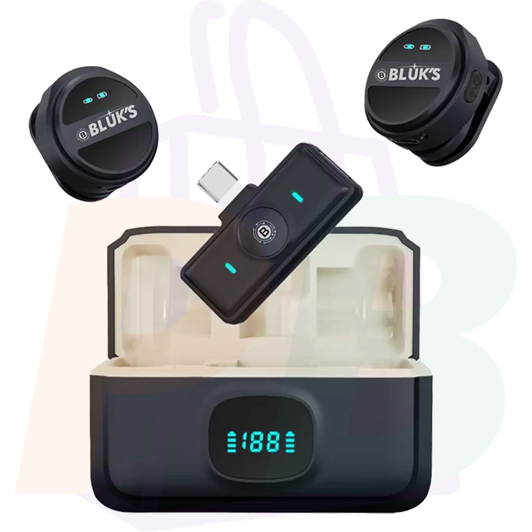 pura bazaar sub milain ga studio lights accessories BLUK'S BX 12 Wireless Lavalier Microphone