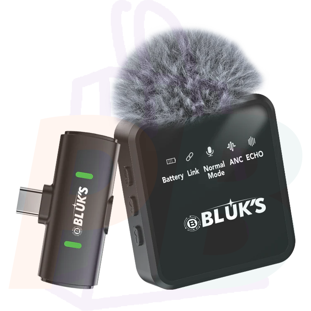 pura bazaar sub milain ga studio lights accessories BLUK'S BX 17 Wireless Lavalier Microphone