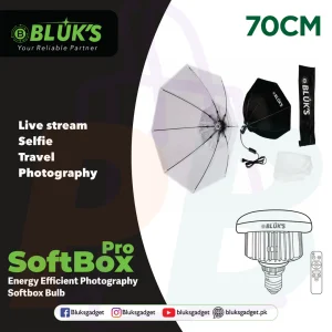 pura bazaar sub milain ga studio lights accessories Bluks Octagon Umbrella Softbox
