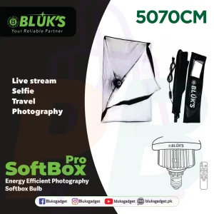 pura bazaar sub milain ga studio lights accessories bluks umbrella softbox 5070 with stand