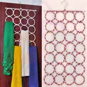 pura bazaar sub milay milain ga home decor Holes Scarf Tie Hanger