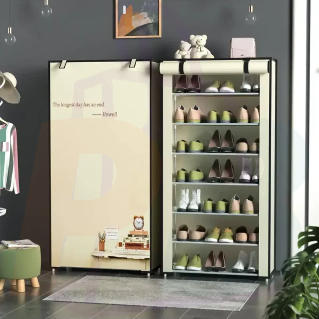 pura bazaar sub milay milain ga home decore Portable Dustproof Shoe Rack